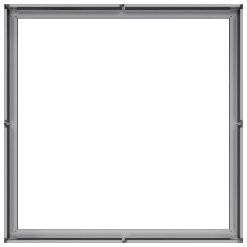 Pflanzkübel 100x100x30 cm Verzinkter Stahl