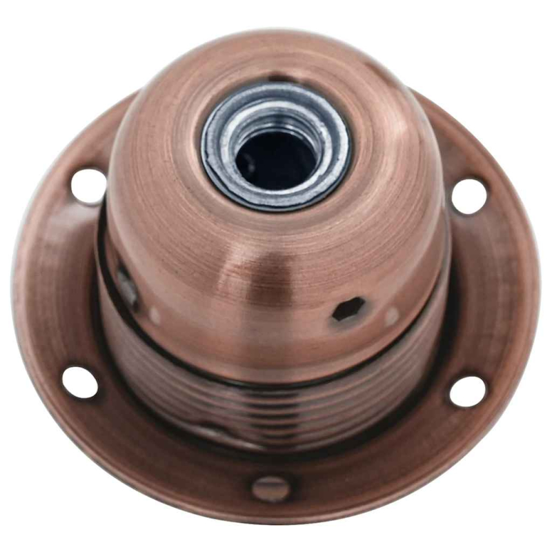 Lampenfassungen 2 Stk. Rot-Bronze E27