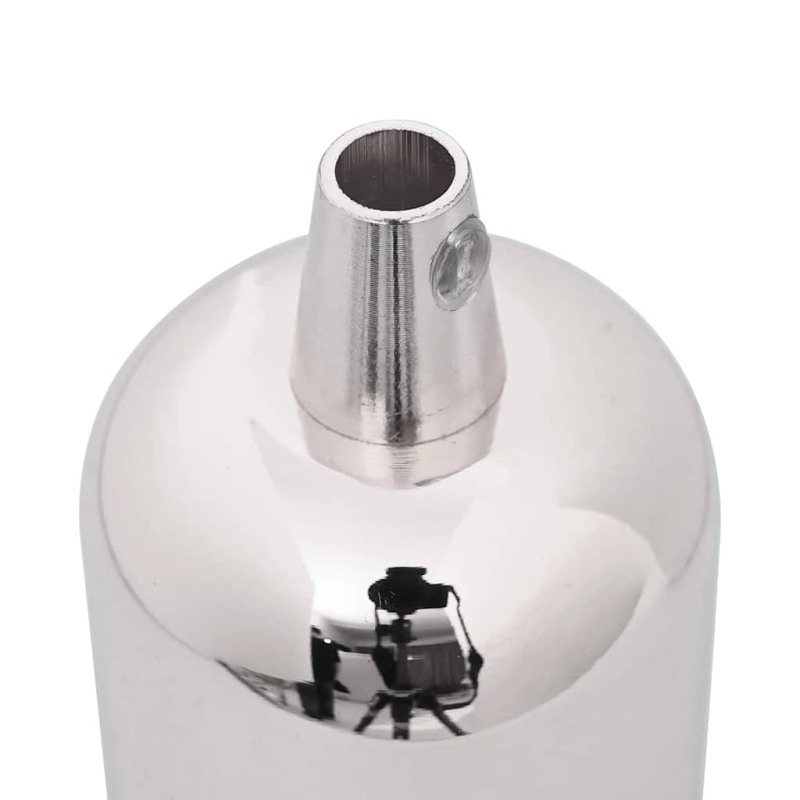 Lampenfassungen 2 Stk. Satin-Nickel E27