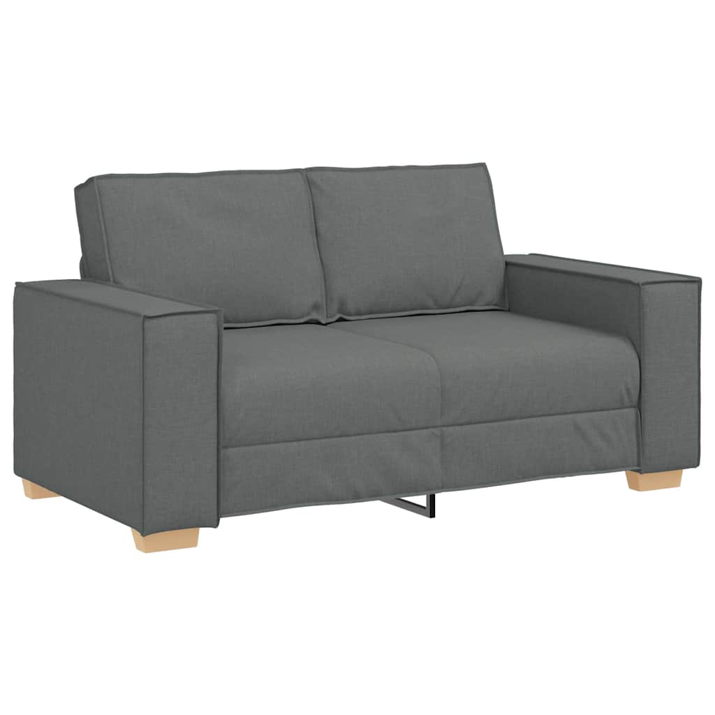 2-Sitzer Sofa Dunkelgrau 120 cm Stoff