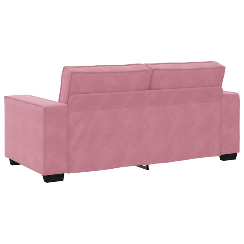 2-Sitzer-Sofa Rosa 140 cm Samt