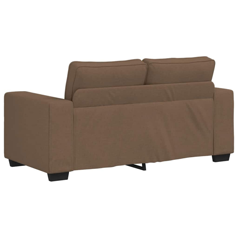 2-Sitzer-Sofa Braun 120 cm Stoff