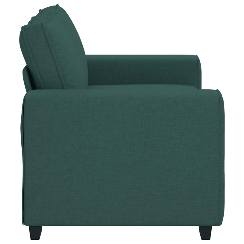 2-Sitzer-Sofa Dunkelgrün 120 cm Stoff
