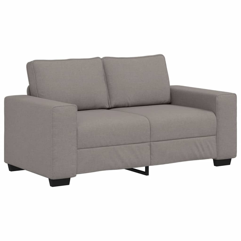 2-Sitzer-Sofa Taupe 120 cm Stoff