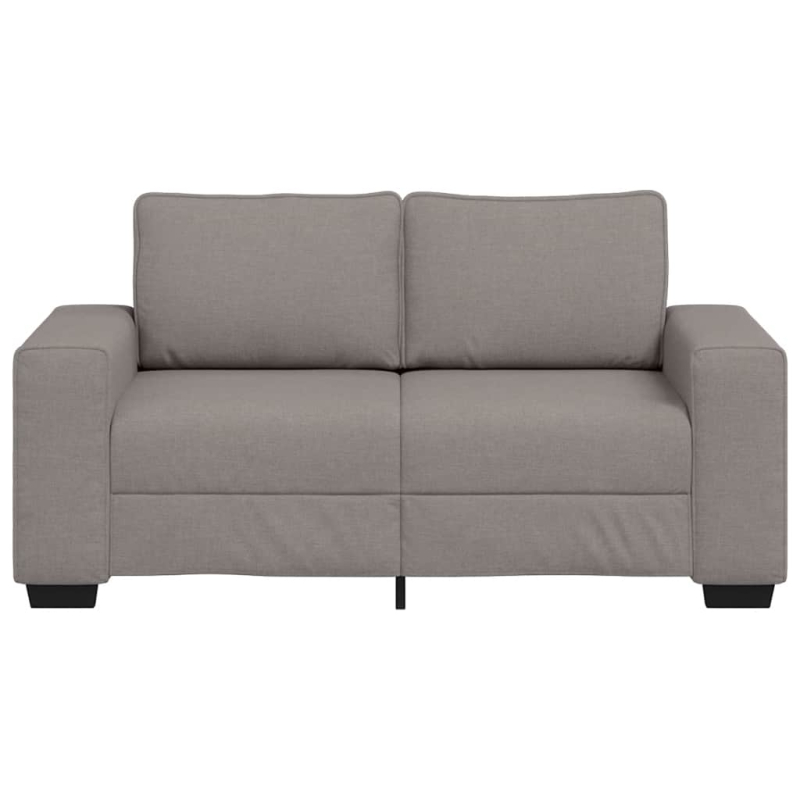 2-Sitzer-Sofa Taupe 120 cm Stoff