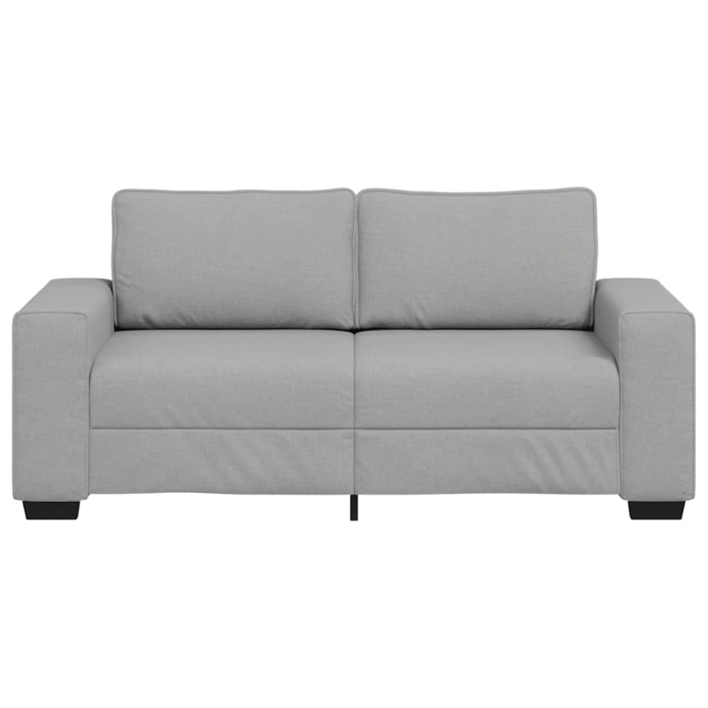 2-Sitzer-Sofa Wolkengrau 140 cm Stoff