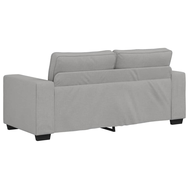 2-Sitzer-Sofa Wolkengrau 140 cm Stoff