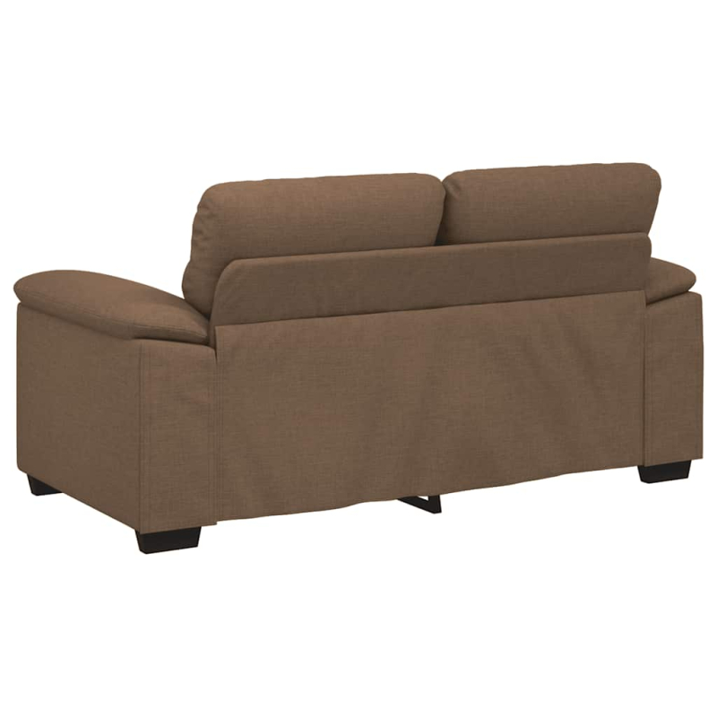 2-Sitzer-Sofa Braun 120 cm Stoff