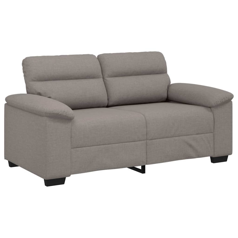 2-Sitzer-Sofa Taupe 120 cm Stoff