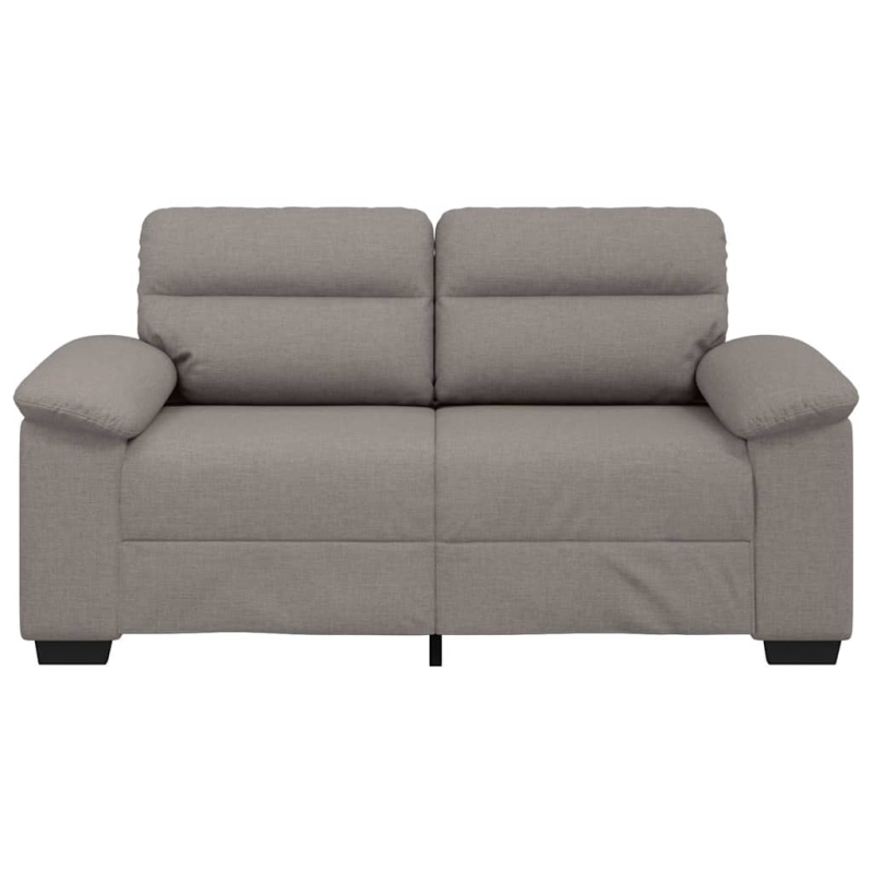 2-Sitzer-Sofa Taupe 120 cm Stoff