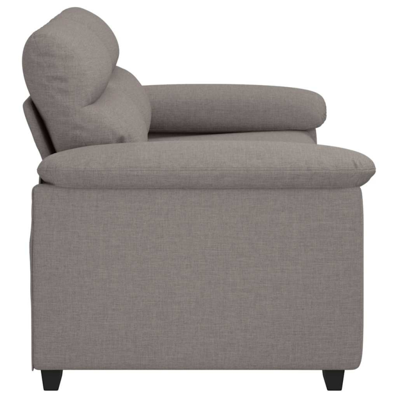 2-Sitzer-Sofa Taupe 120 cm Stoff