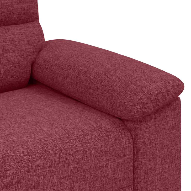 2-Sitzer-Sofa Weinrot 140 cm Stoff