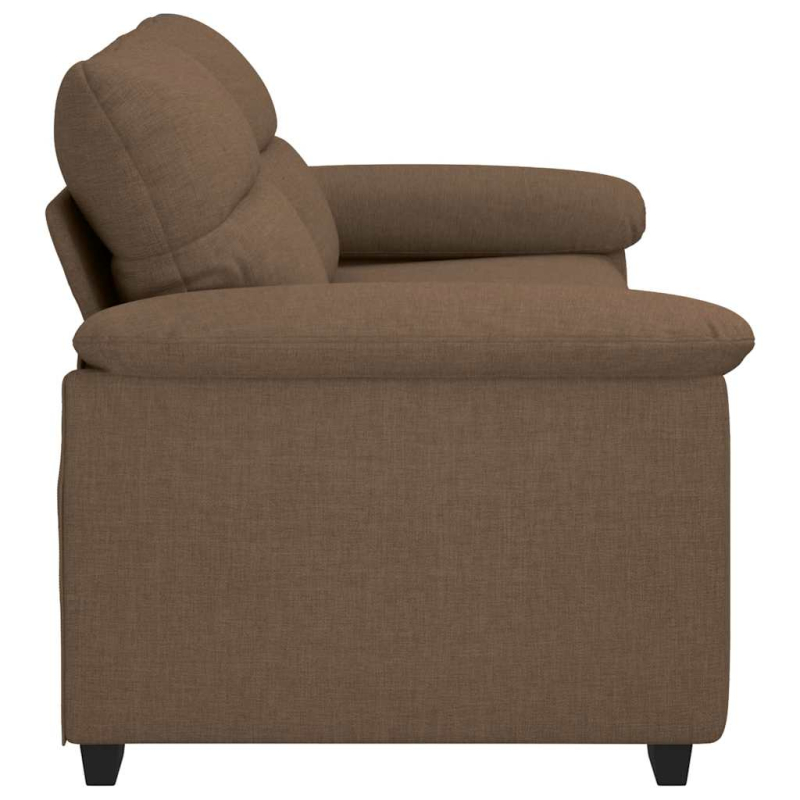 2-Sitzer-Sofa Braun 140 cm Stoff