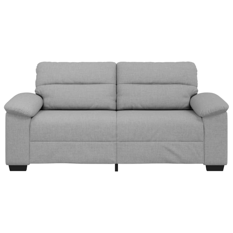 2-Sitzer-Sofa Wolkengrau 140 cm Stoff