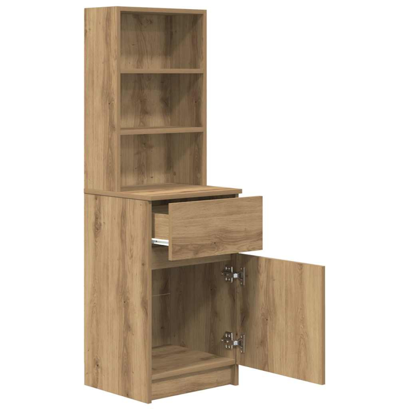 Nachttisch Artisan-Eiche 39x35x125 cm Holzwerkstoff