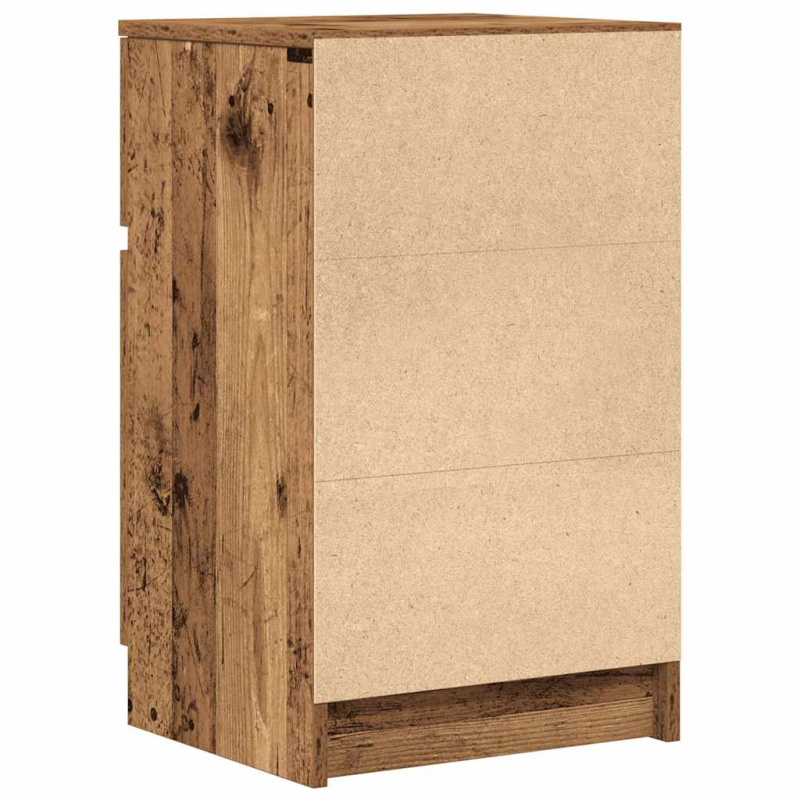 Nachttisch Altholz-Optik 39x35x65 cm Holzwerkstoff