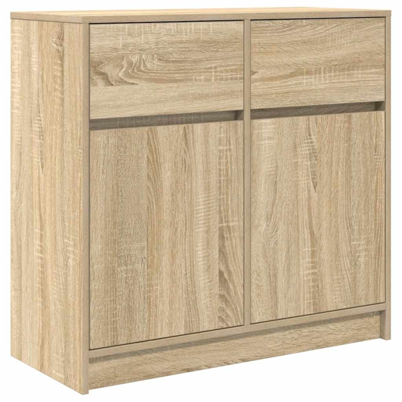 Sideboard mit Schublade Sonoma-Eiche 80x34x76 cm Holzwerkstoff