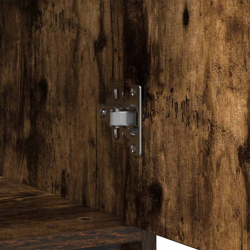 Sideboard mit Schublade Räuchereiche 80x34x76 cm Holzwerkstoff