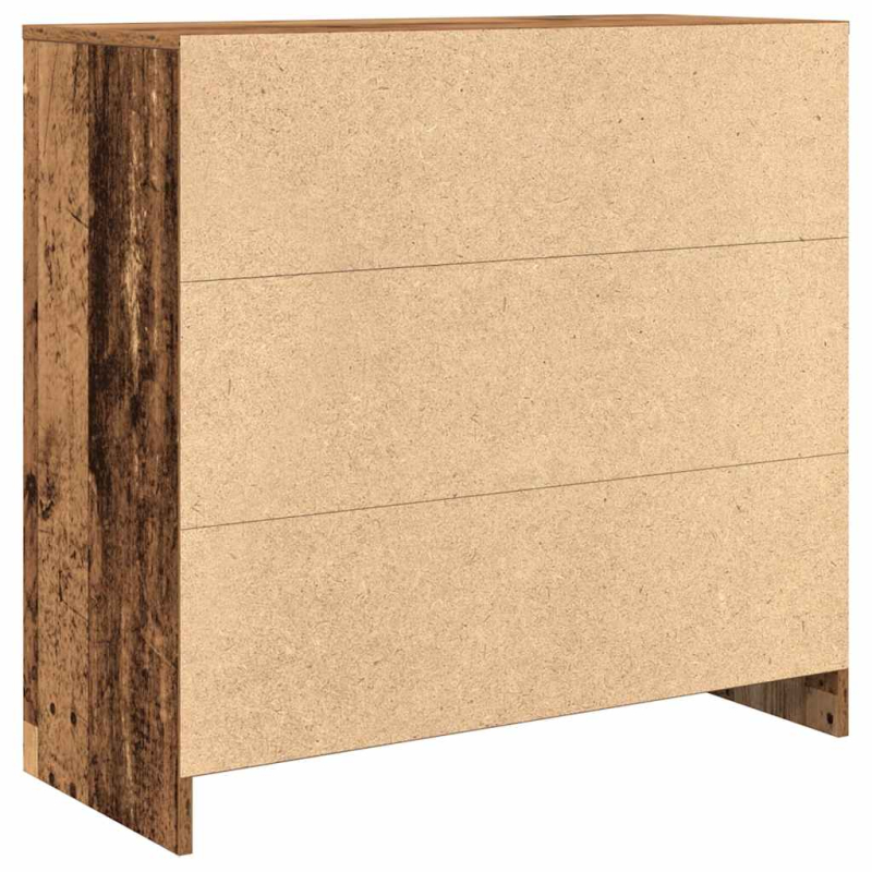 Sideboard mit Schublade Altholz-Optik 80x34x76 cm Holzwerkstoff