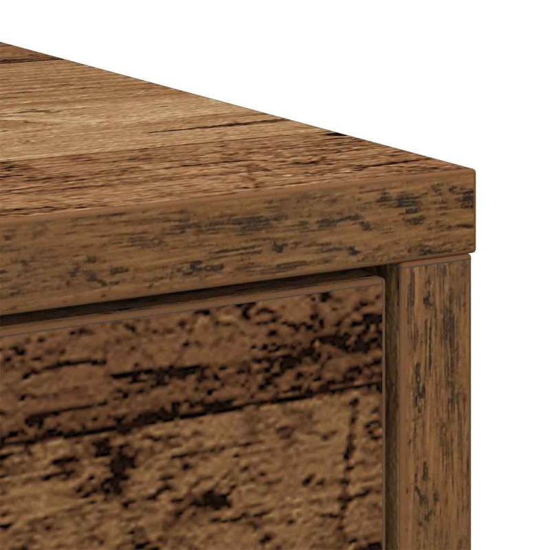 Sideboard mit Schublade Altholz-Optik 80x34x76 cm Holzwerkstoff