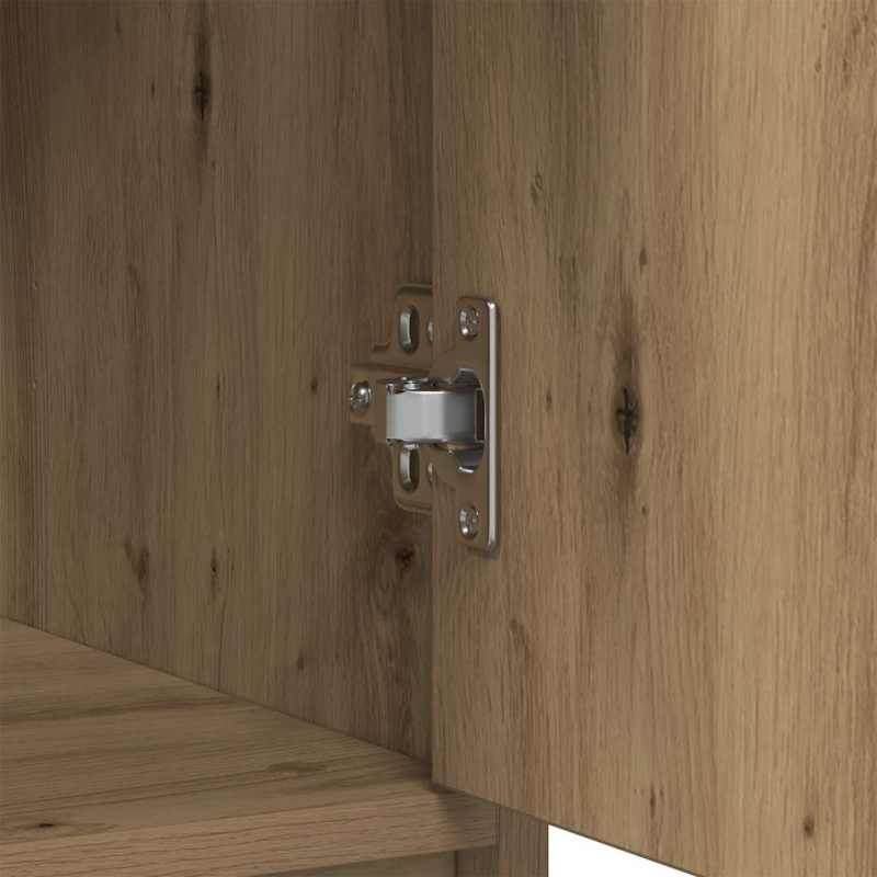 Sideboard mit Schublade Artisan-Eiche 80x34x76 cm Holzwerkstoff