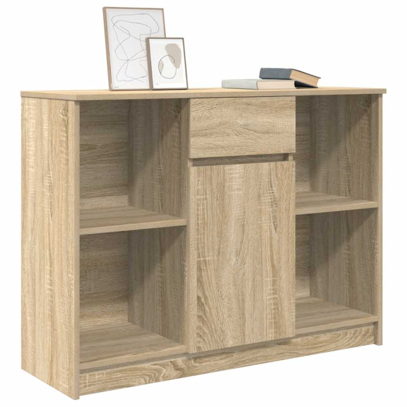 Sideboard mit Schublade Sonoma-Eiche 101x35x76 cm Holzwerkstoff