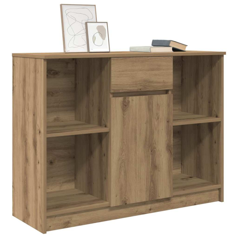 Sideboard mit Schublade Artisan-Eiche 101x35x76cm Holzwerkstoff