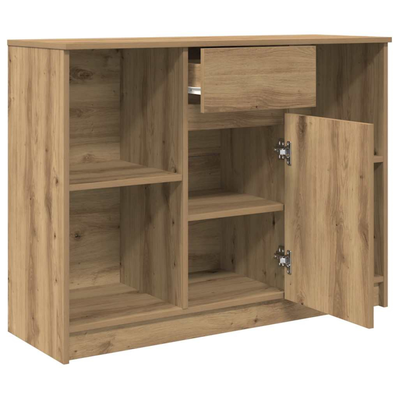 Sideboard mit Schublade Artisan-Eiche 101x35x76cm Holzwerkstoff