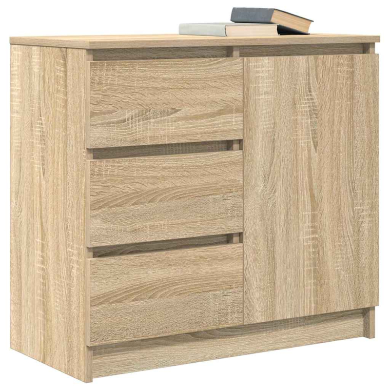 Sideboard mit Schublade Sonoma-Eiche 71x35x65 cm Holzwerkstoff
