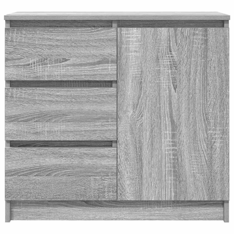 Sideboard mit Schublade Grau Sonoma 71x35x65 cm Holzwerkstoff