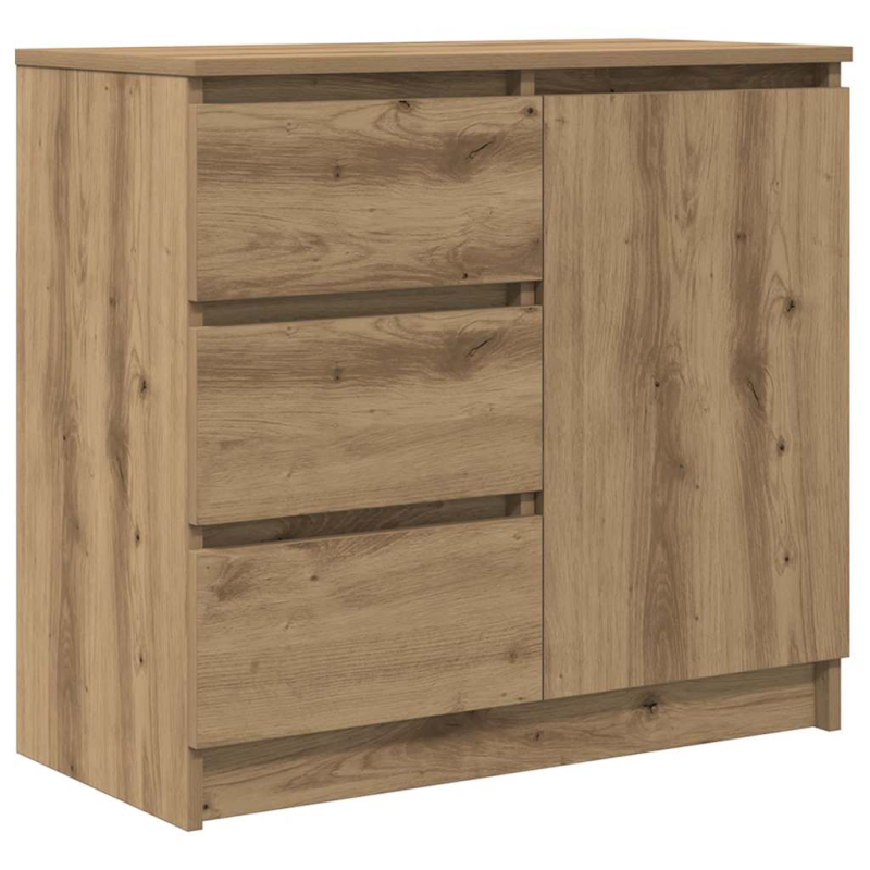 Sideboard mit Schublade Artisan-Eiche 71x35x65 cm Holzwerkstoff