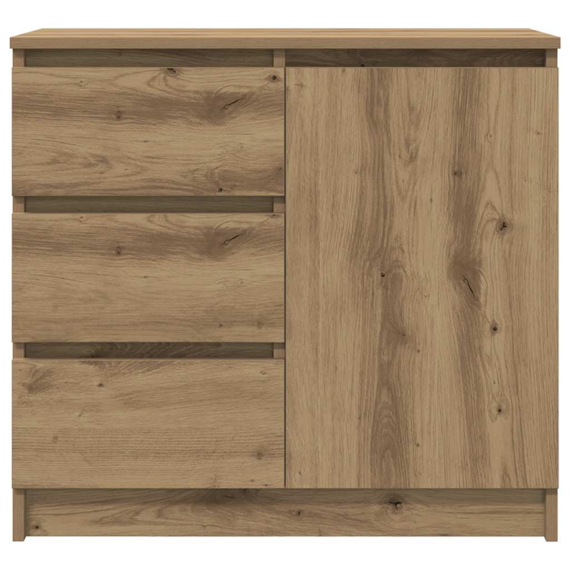 Sideboard mit Schublade Artisan-Eiche 71x35x65 cm Holzwerkstoff