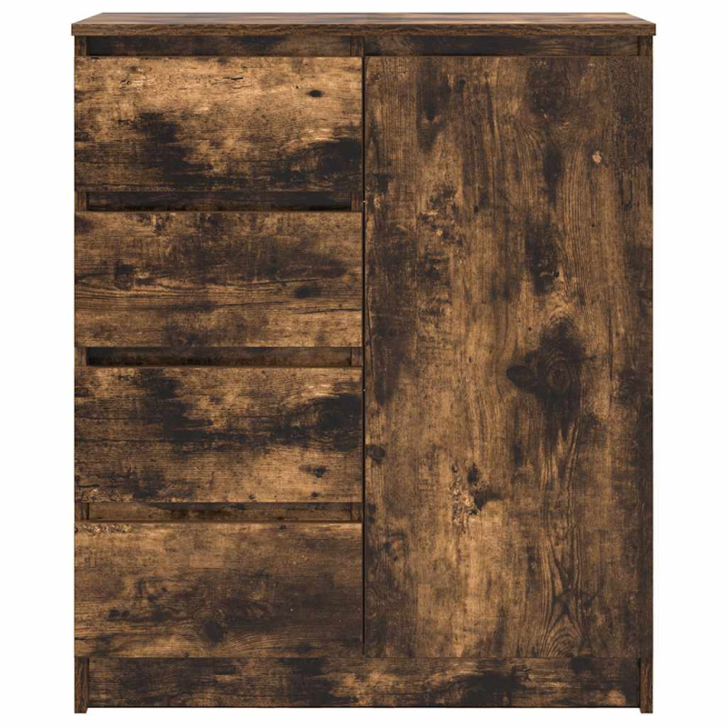 Sideboard mit Schubladen Räuchereiche 71x35x84 cm Holzwerkstoff