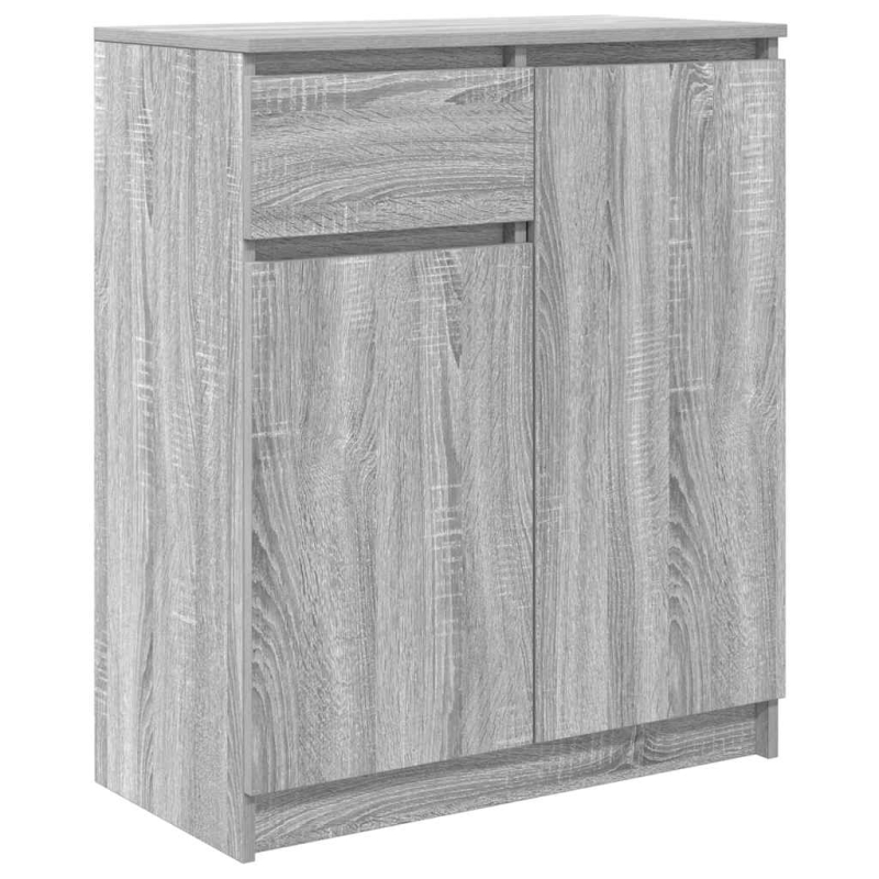 Sideboard mit Schublade Grau Sonoma 71x35x84 cm Holzwerkstoff