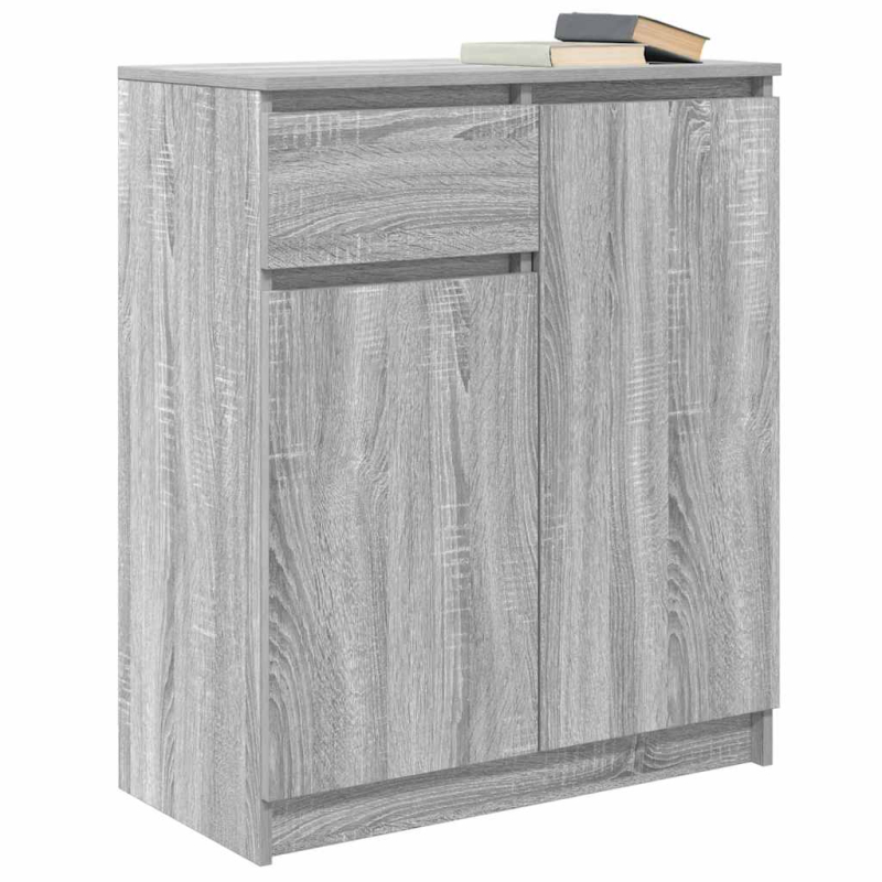Sideboard mit Schublade Grau Sonoma 71x35x84 cm Holzwerkstoff