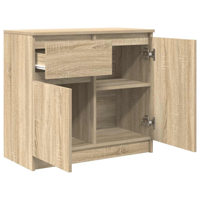 Sideboard mit Schublade Sonoma-Eiche 71x35x65 cm Holzwerkstoff