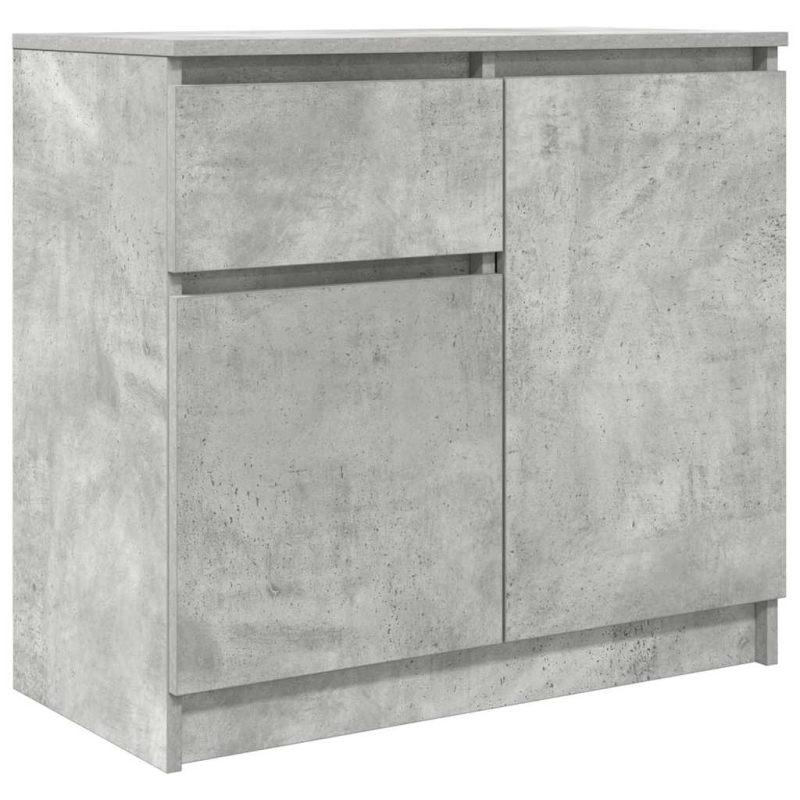 Sideboard mit Schublade Betongrau 71x35x65 cm Holzwerkstoff