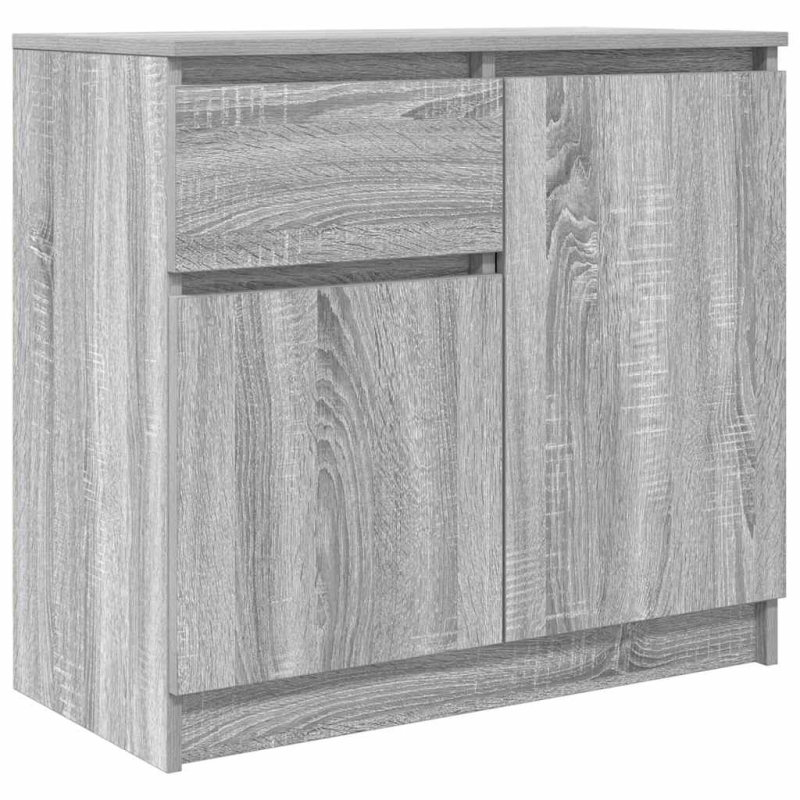 Sideboard mit Schublade Grau Sonoma 71x35x65 cm Holzwerkstoff