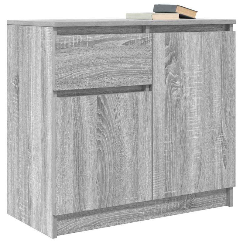 Sideboard mit Schublade Grau Sonoma 71x35x65 cm Holzwerkstoff