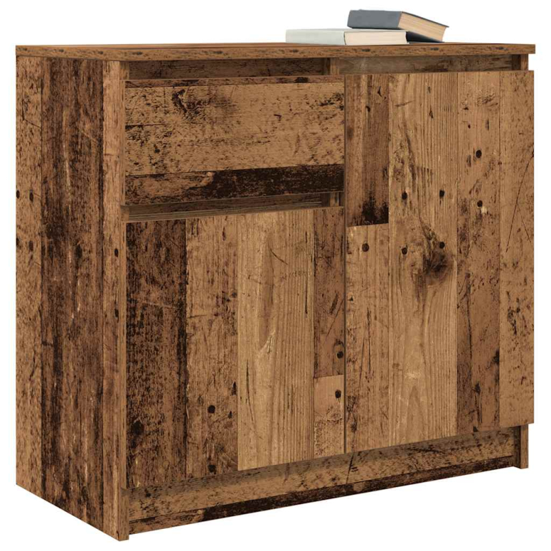 Sideboard mit Schublade Altholz-Optik 71x35x65 cm Holzwerkstoff