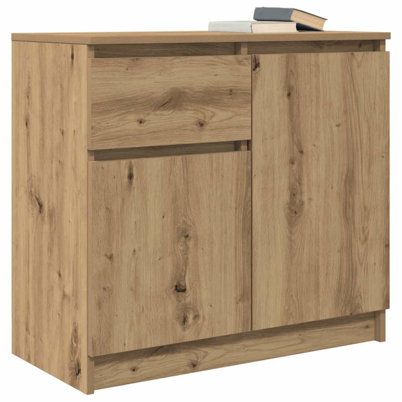 Sideboard mit Schublade Artisan-Eiche 71x35x65 cm Holzwerkstoff