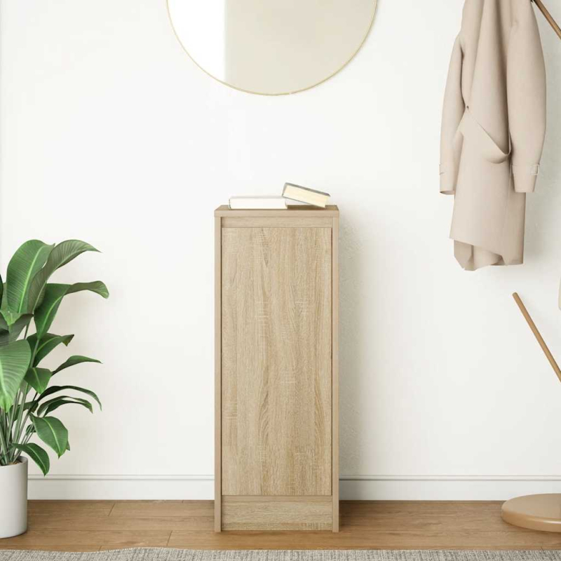 Sideboard Sonoma-Eiche 29,5x34x76 cm Holzwerkstoff