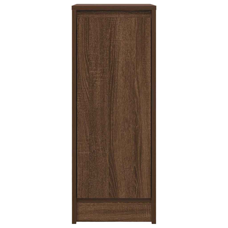 Sideboard Braun Eichen-Optik 29,5x34x76 cm Holzwerkstoff