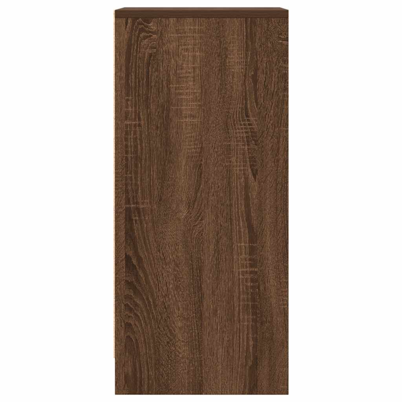 Sideboard Braun Eichen-Optik 29,5x34x76 cm Holzwerkstoff