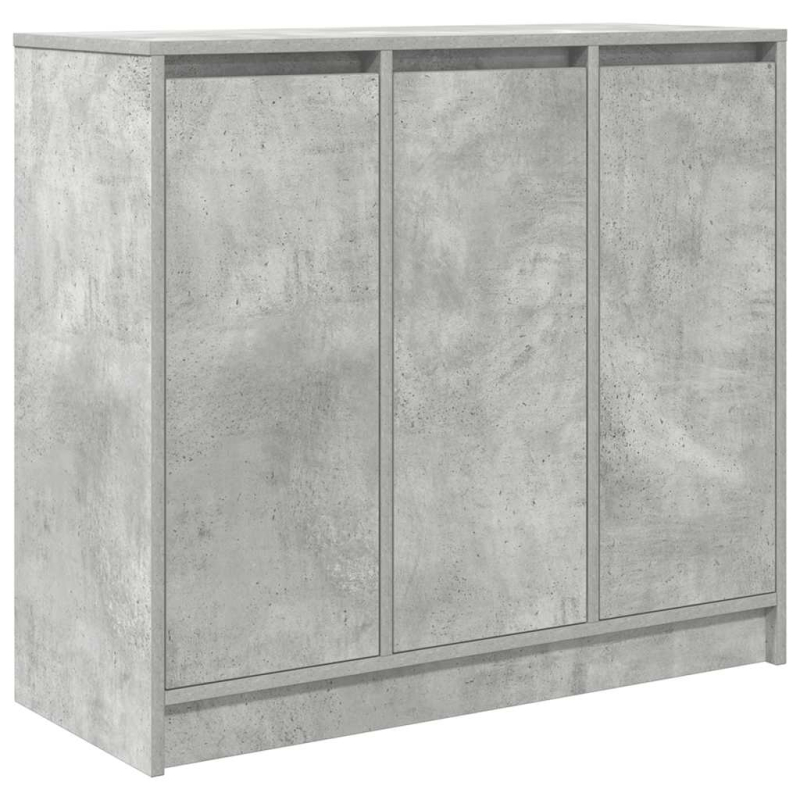 Sideboard Betongrau 85x34x76 cm Holzwerkstoff
