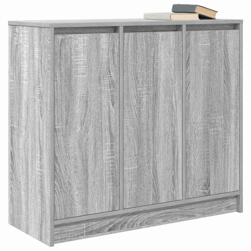 Sideboard Grau Sonoma 85x34x76 cm Holzwerkstoff