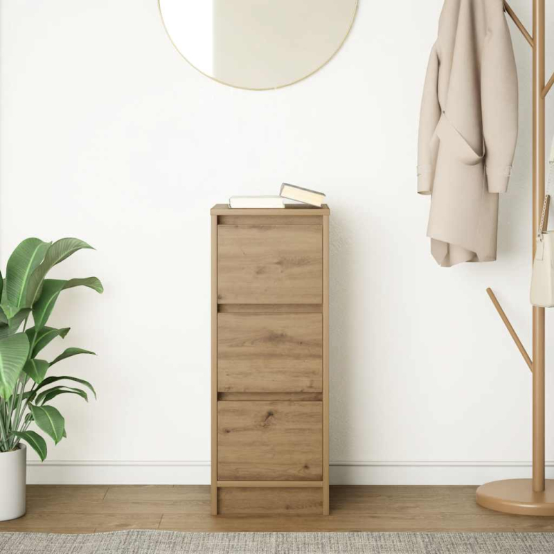 Sideboard Artisan-Eiche 29,5x34x76 cm Holzwerkstoff