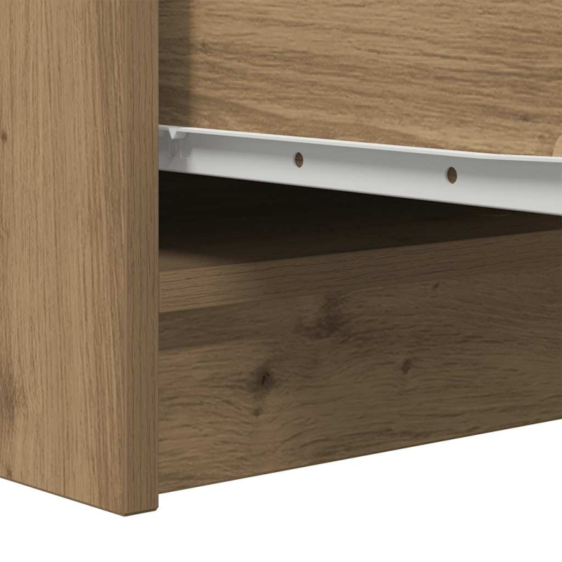 Sideboard Artisan-Eiche 29,5x34x76 cm Holzwerkstoff