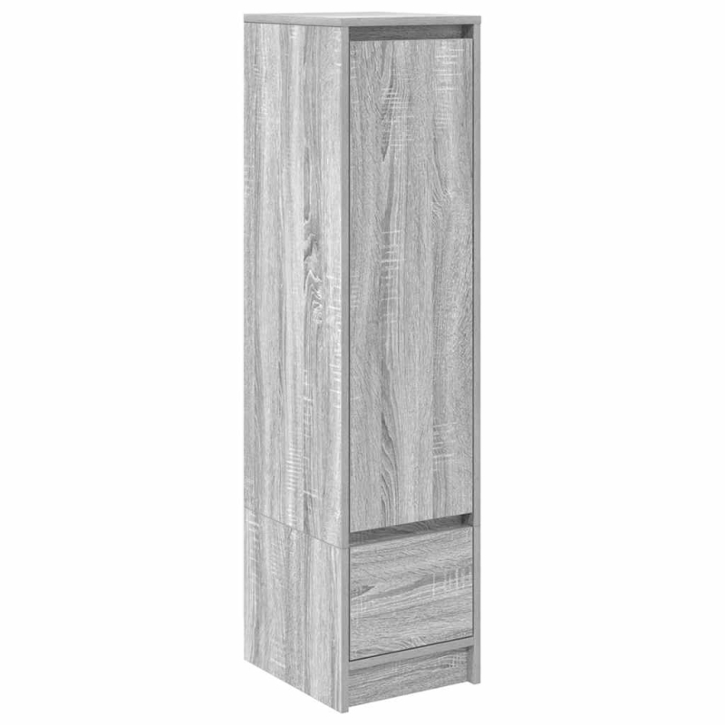 Highboard Grau Sonoma 29,5x34x119,5 cm Holzwerkstoff