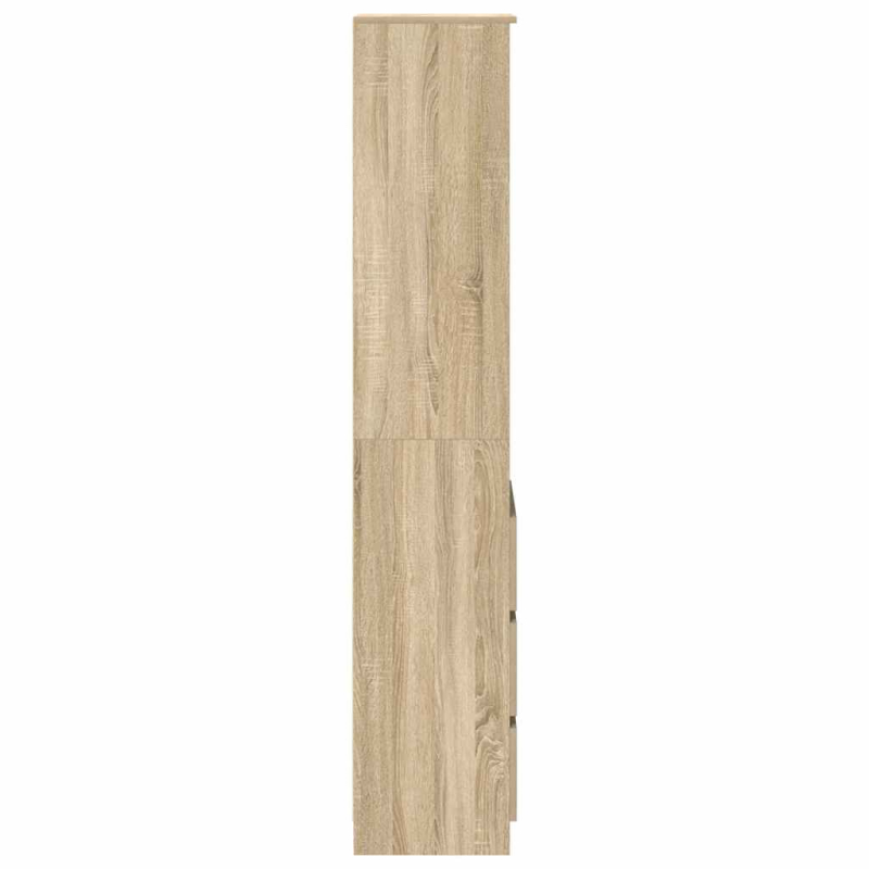 Highboard Sonoma-Eiche 37,5x35x180 cm Holzwerkstoff